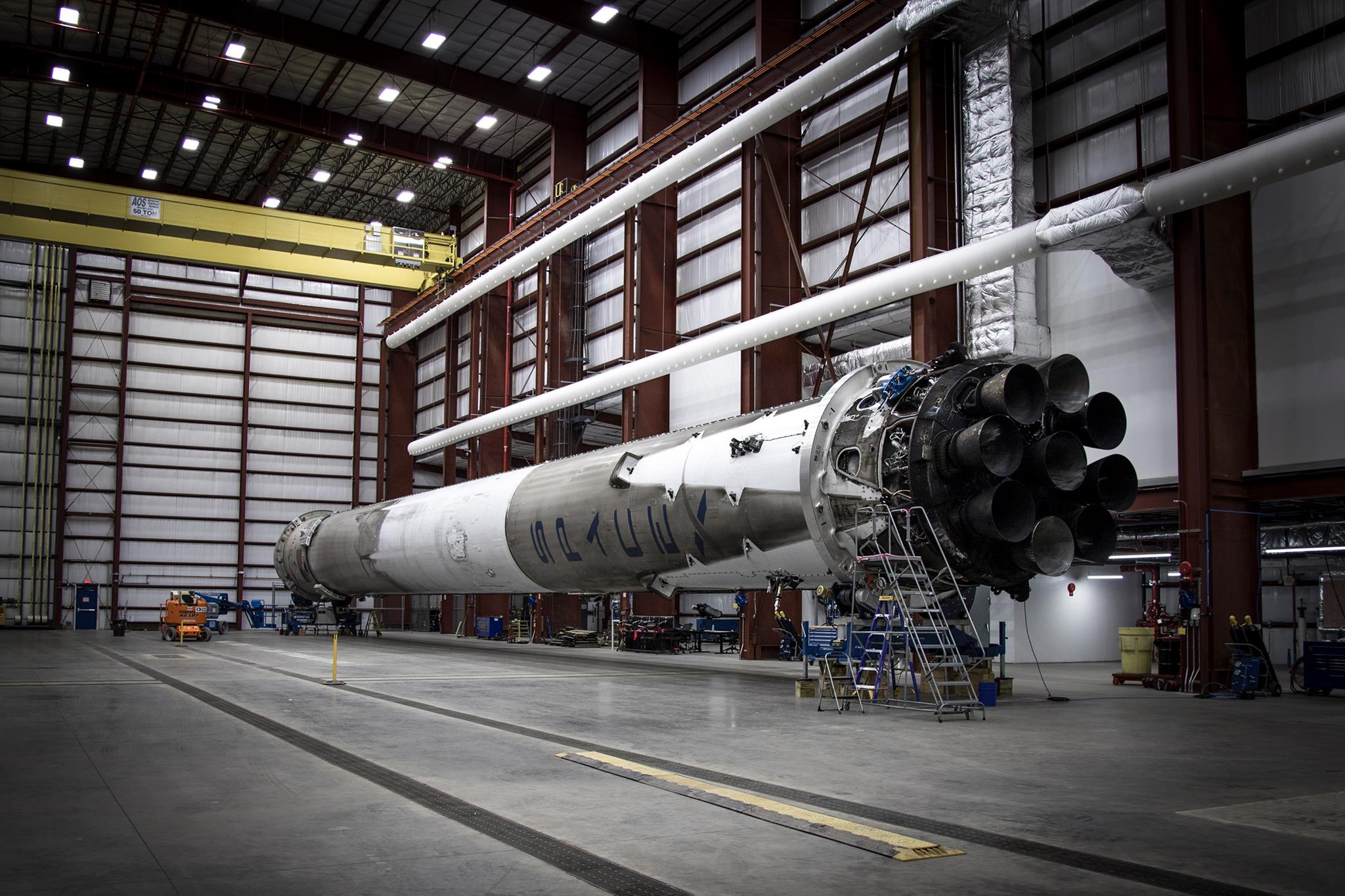 SpaceX Hangar 39 - Foguetão Falcon 9