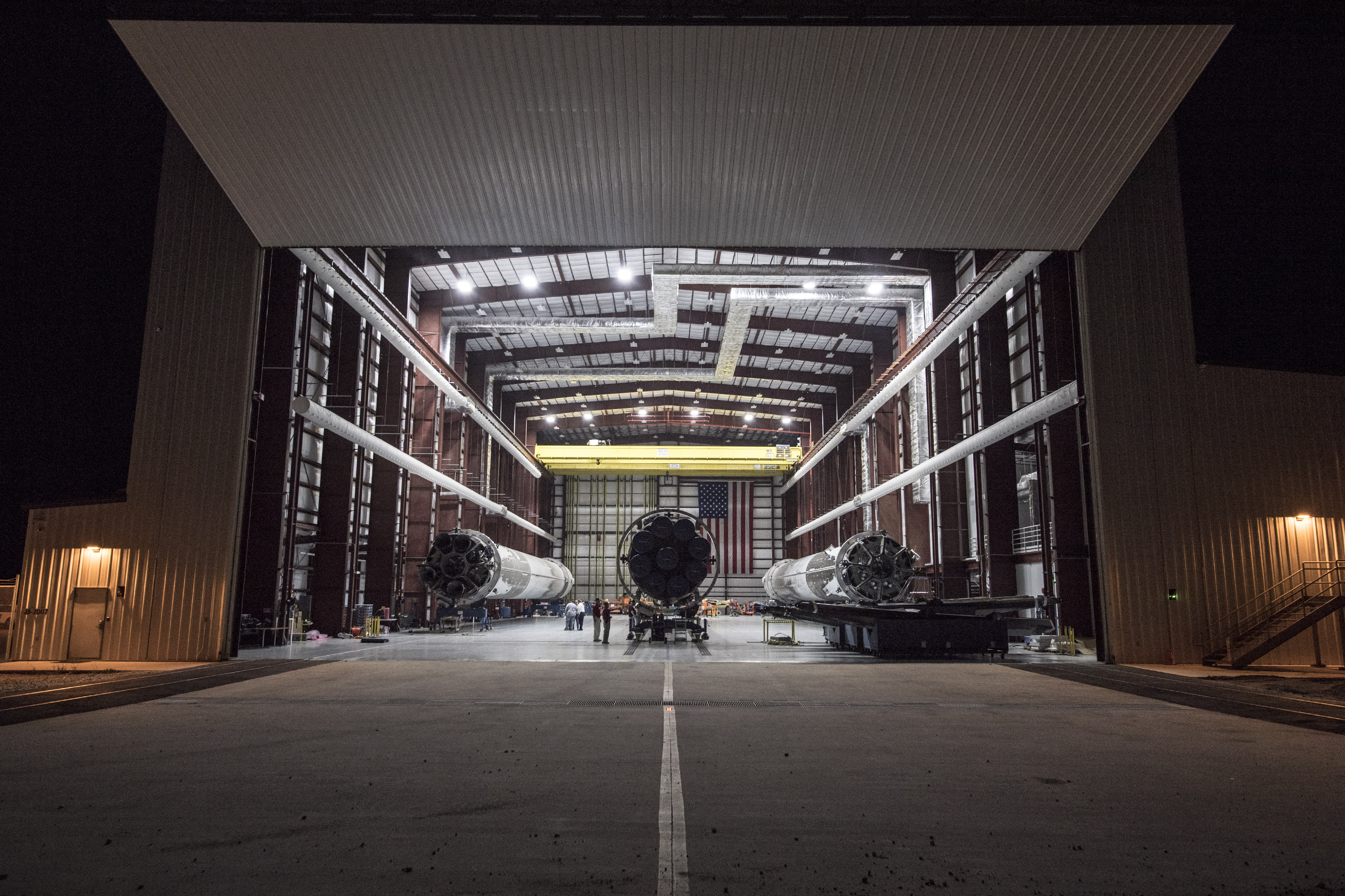 SpaceX Hangar 39 - Foguetões Falcon 9