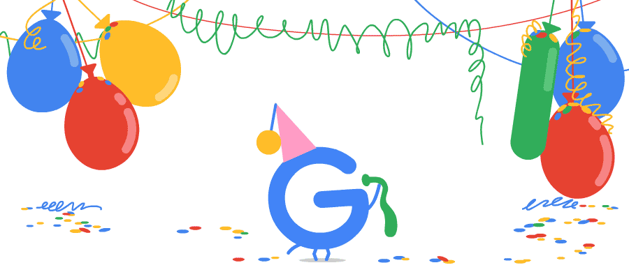 Google Doodle 18 anos