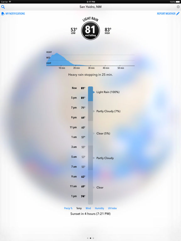 Dark Sky Weather - iOS e Android