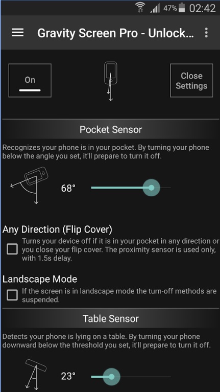 Gravity Screen - Android