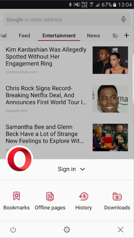 Opera Browser - Android