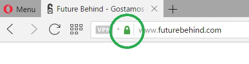 Future Behind - Ligação HTTPS no Opera