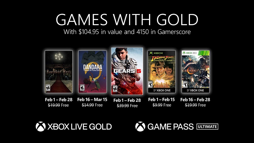 Games with gold fevereiro 2021