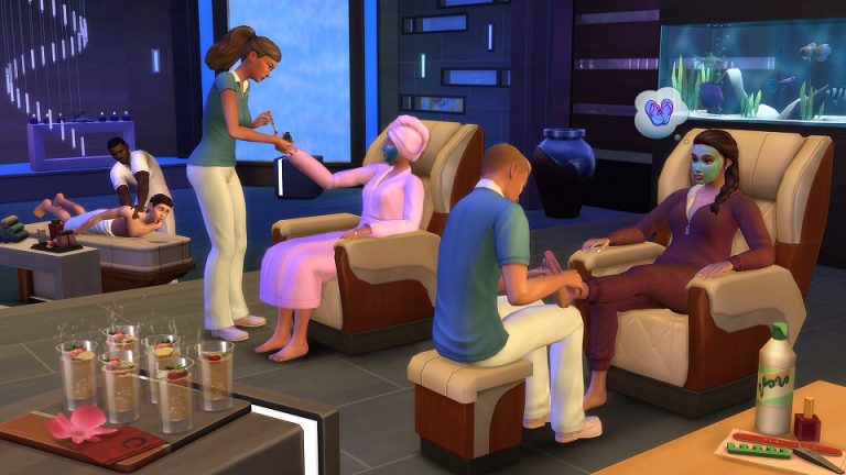 The Sims 4 Spa Day