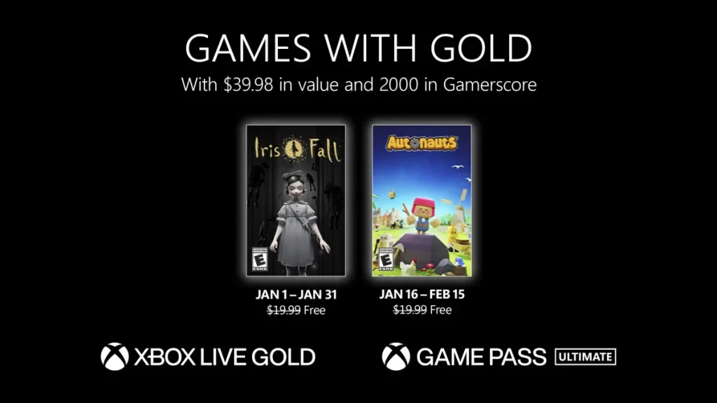 Games With Gold janeiro 2023